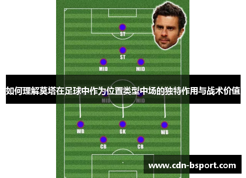 如何理解莫塔在足球中作为位置类型中场的独特作用与战术价值